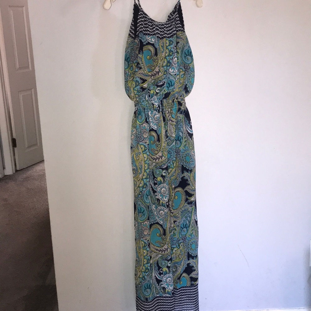 Halter maxi dress